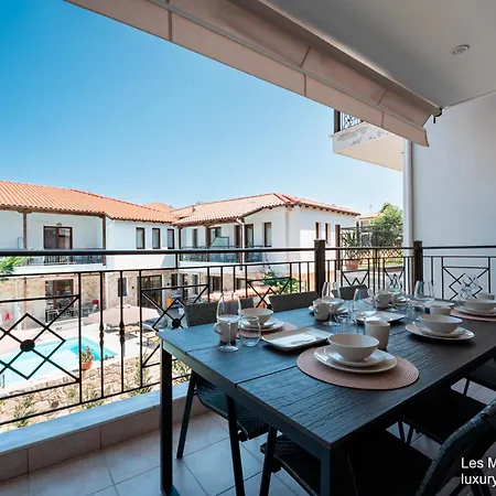 Les Maisons Deluxe By Rentalspro - Halkidiki Daire Afytos